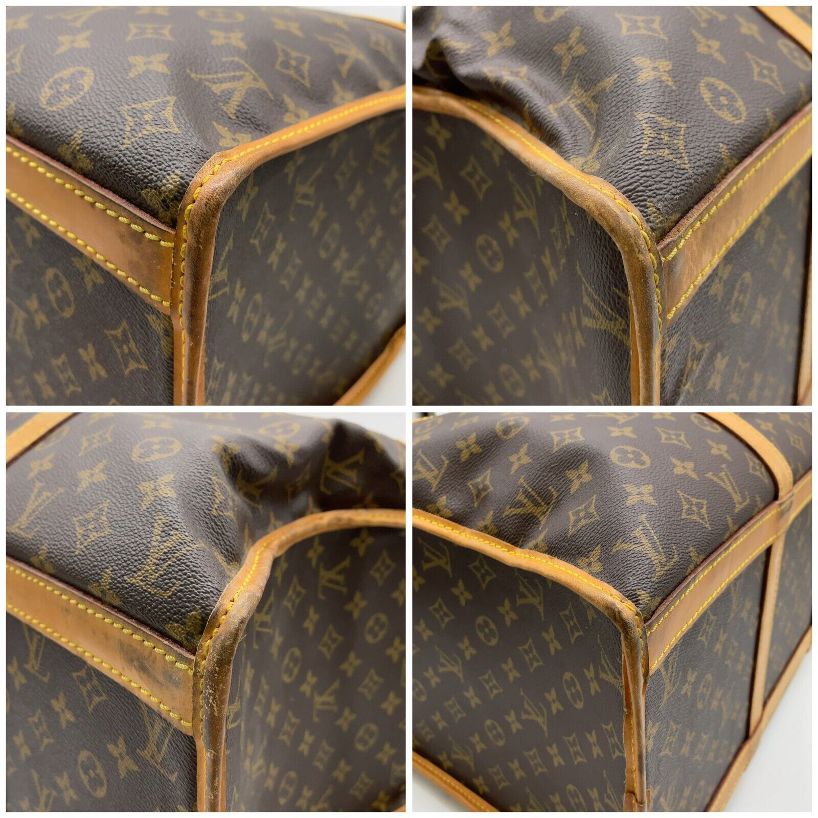 Louis Vuitton Monogram Sac Chasseur 55 Boston Bag M41922 Lv Auth 42394