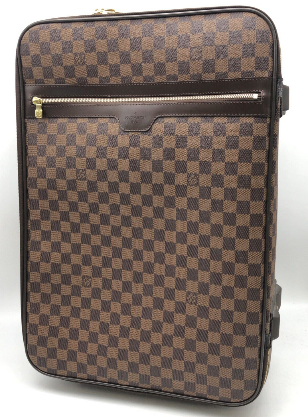 NEW ARRIVAL Louis Vuitton Damier Ebene Pegase 55 Rolling Suitcase