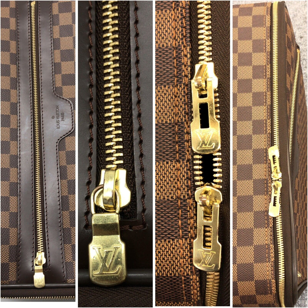 NEW ARRIVAL Louis Vuitton Damier Ebene Pegase 55 Rolling Suitcase