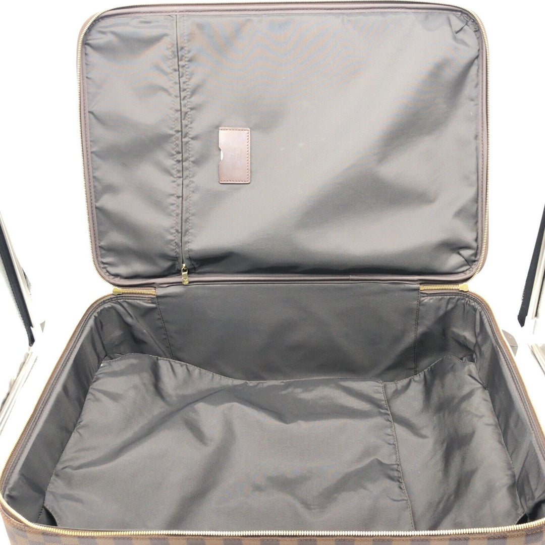 NEW ARRIVAL Louis Vuitton Damier Ebene Pegase 55 Rolling Suitcase
