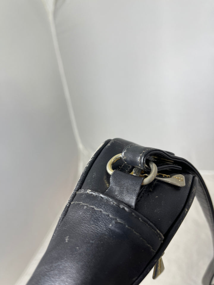 Valentino medium size black leather crossbody