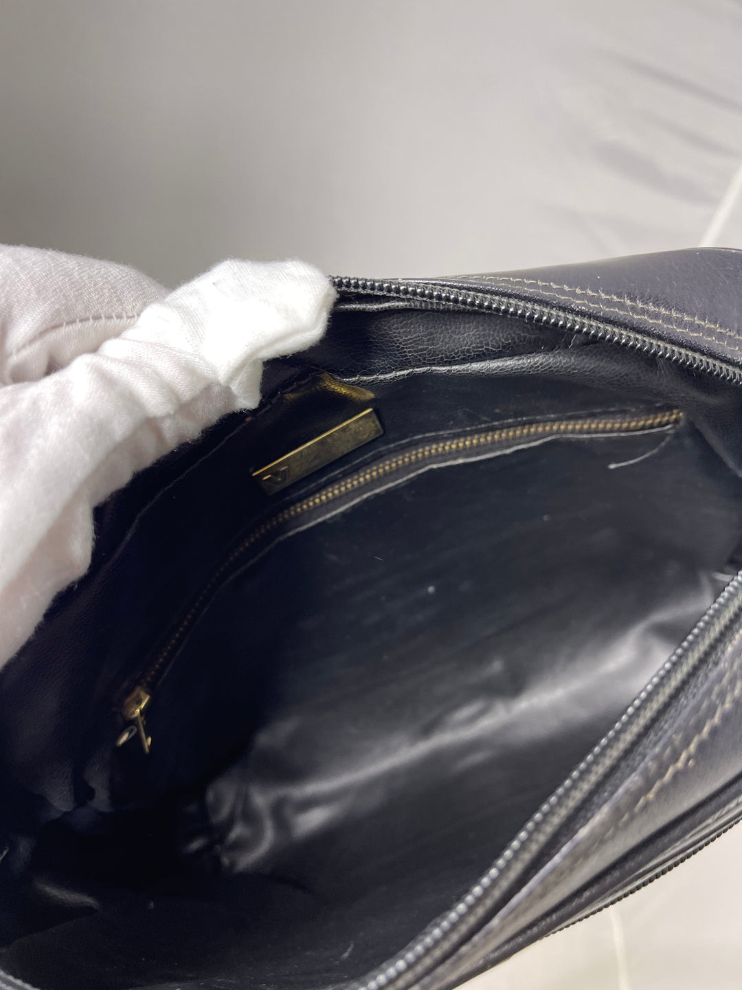 Valentino medium size black leather crossbody