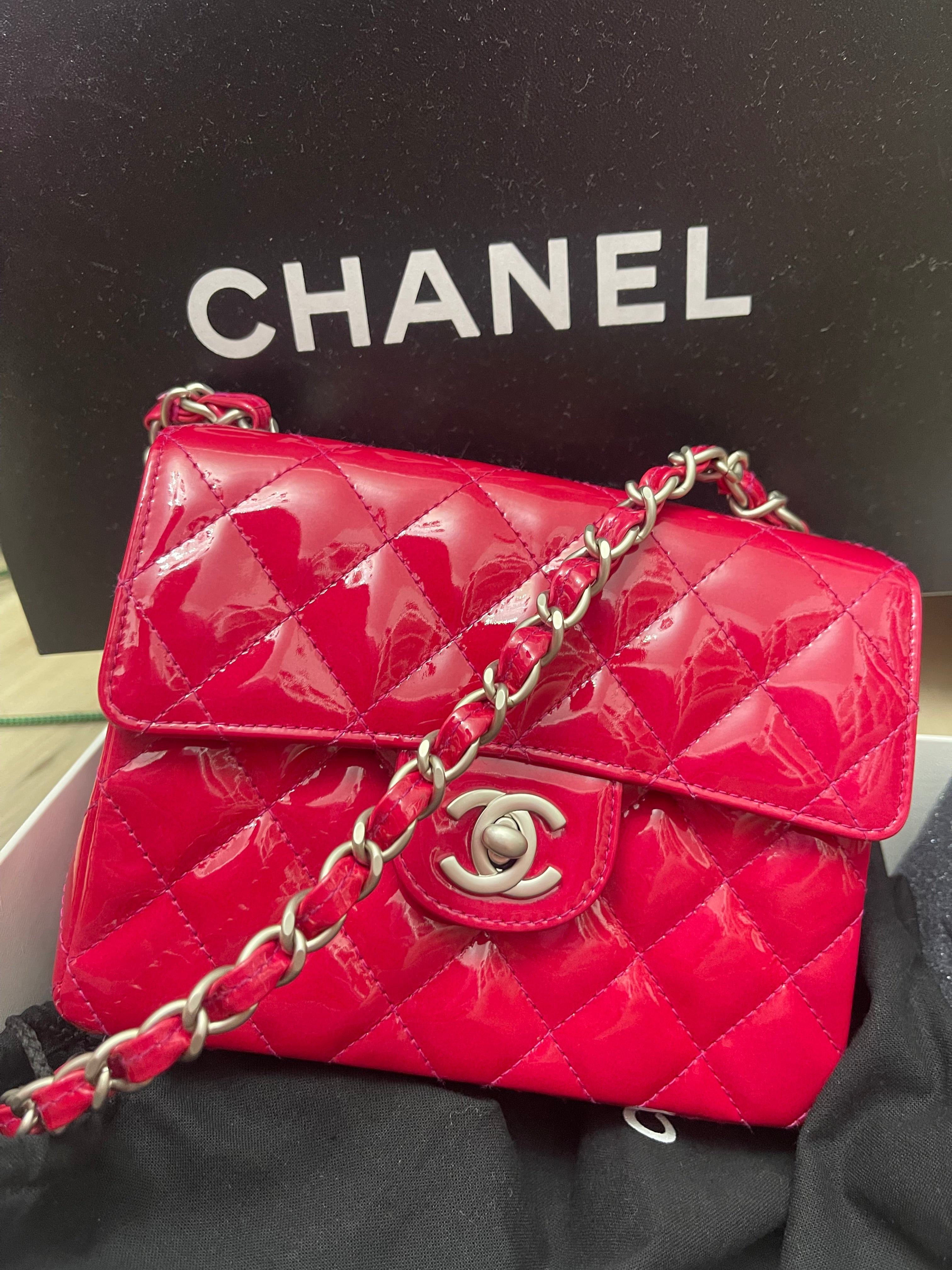 Chanel Fuchsia Mini Classic Bag – TheLuxeLouis