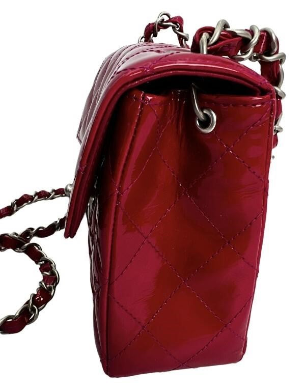 Chanel Fuchsia Mini Classic Bag
