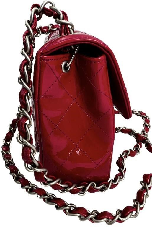 Chanel Fuchsia Mini Classic Bag