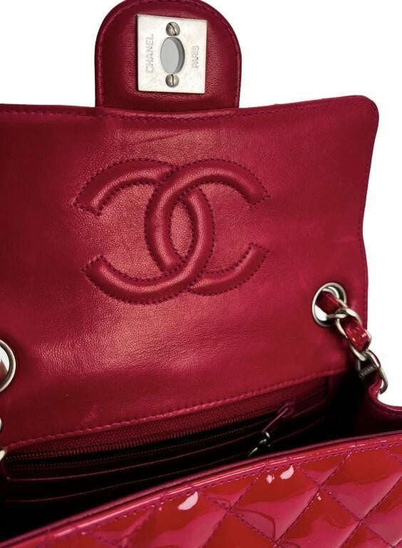 Chanel Fuchsia Mini Classic Bag