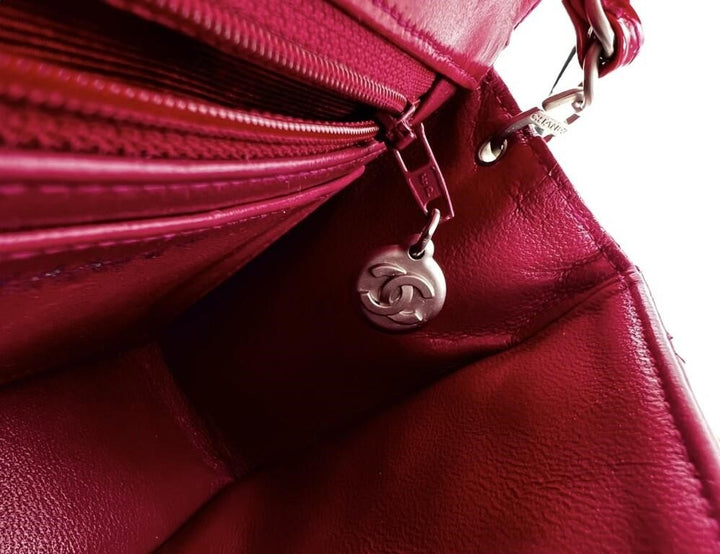 Chanel Fuchsia Mini Classic Bag