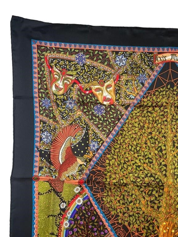 Hermes Axis Mundi Silk Scarf