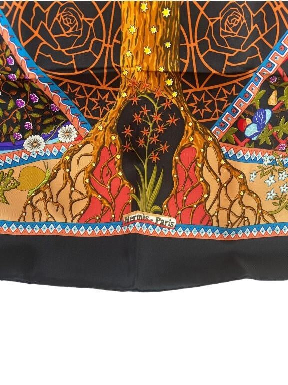 Hermes Axis Mundi Silk Scarf