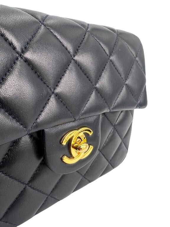 black mini purse chanel