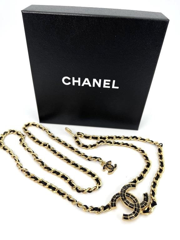 Coco Chanel Gold Tone Chain Belt – TheLuxeLouis